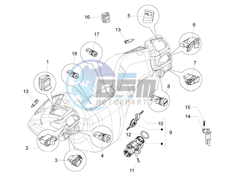 Selectors - Switches - Buttons