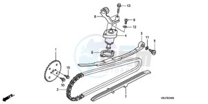 FES150A9 Europe Direct - (ED / ABS) drawing CAM CHAIN/TENSIONER