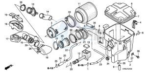 TRX500FE9 Australia - (U) drawing AIR CLEANER