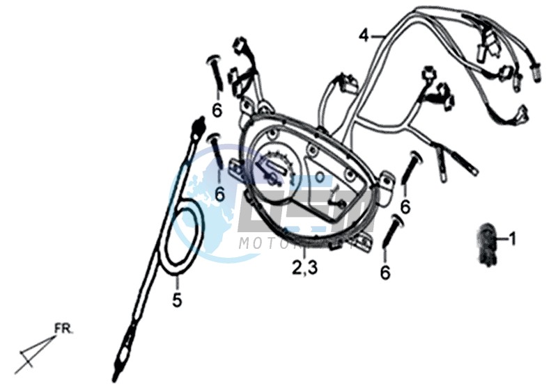 DASHBOARD / METER CABLE  / WIRE HARNESS