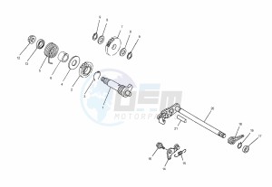 RS2 MATRIX PRO 125 50 drawing T07  GEAR SHAFT