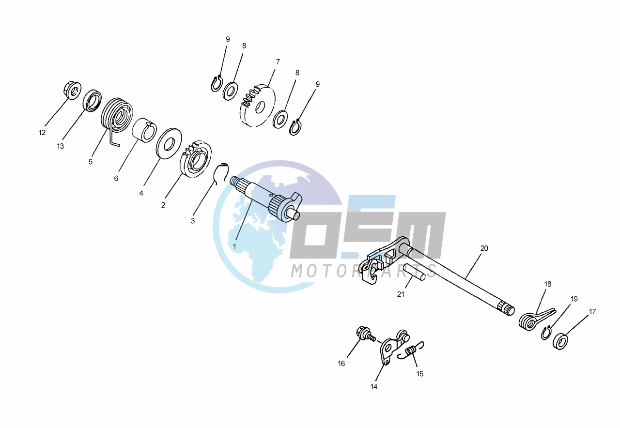 T07  GEAR SHAFT