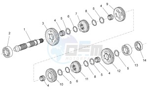 Norge 1200 IE 8V EU and 2016 USA-CN drawing Driven shaft