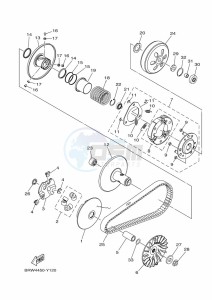 CZD250-A  (BFR1) drawing CRANKCASE COVER 1