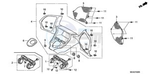 GL18009 Australia - (U / AB NAV) drawing METER PANEL