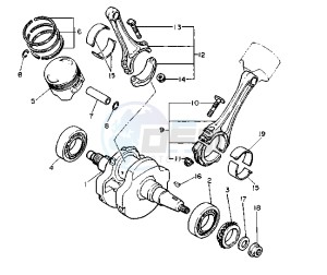 XV VIRAGO 1100 11000 drawing CRANKSHAFT PISTON