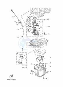 FL250AETX drawing VENTILATEUR-DHUILE