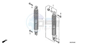 FES1259 Europe Direct - (ED) drawing REAR CUSHION