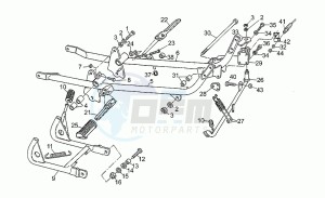 V 35 350 Carabinieri - PA Carabinieri/PA drawing Footrests-stands