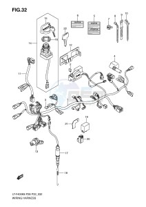 LT-F400 (P28-P33) drawing WIRING HARNESS (MODEL K8 K9)