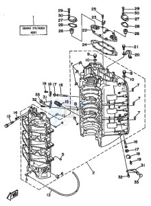 250ETD drawing CYLINDER--CRANKCASE-1