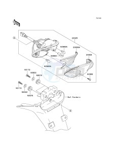 AN 112 D (D6F-D7F) D7F drawing TAILLIGHT-- S- -