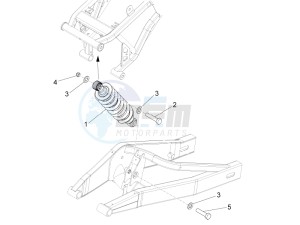 RS4 125 4T drawing Shock absorber