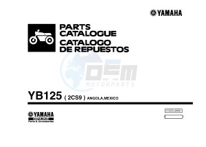 YB125 (2CS9) drawing .1-Front-Page