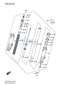 GSX-1250F ABS EU drawing FRONT FORK DAMPER