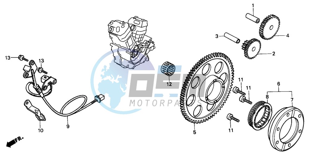 PULSE GENERATOR/ STARTING CLUTCH