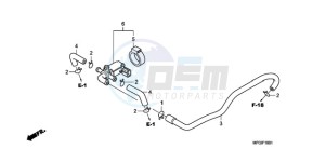 CB600F3A France - (F / CMF ST 25K) drawing AIR INJECTION CONTROL VALVE