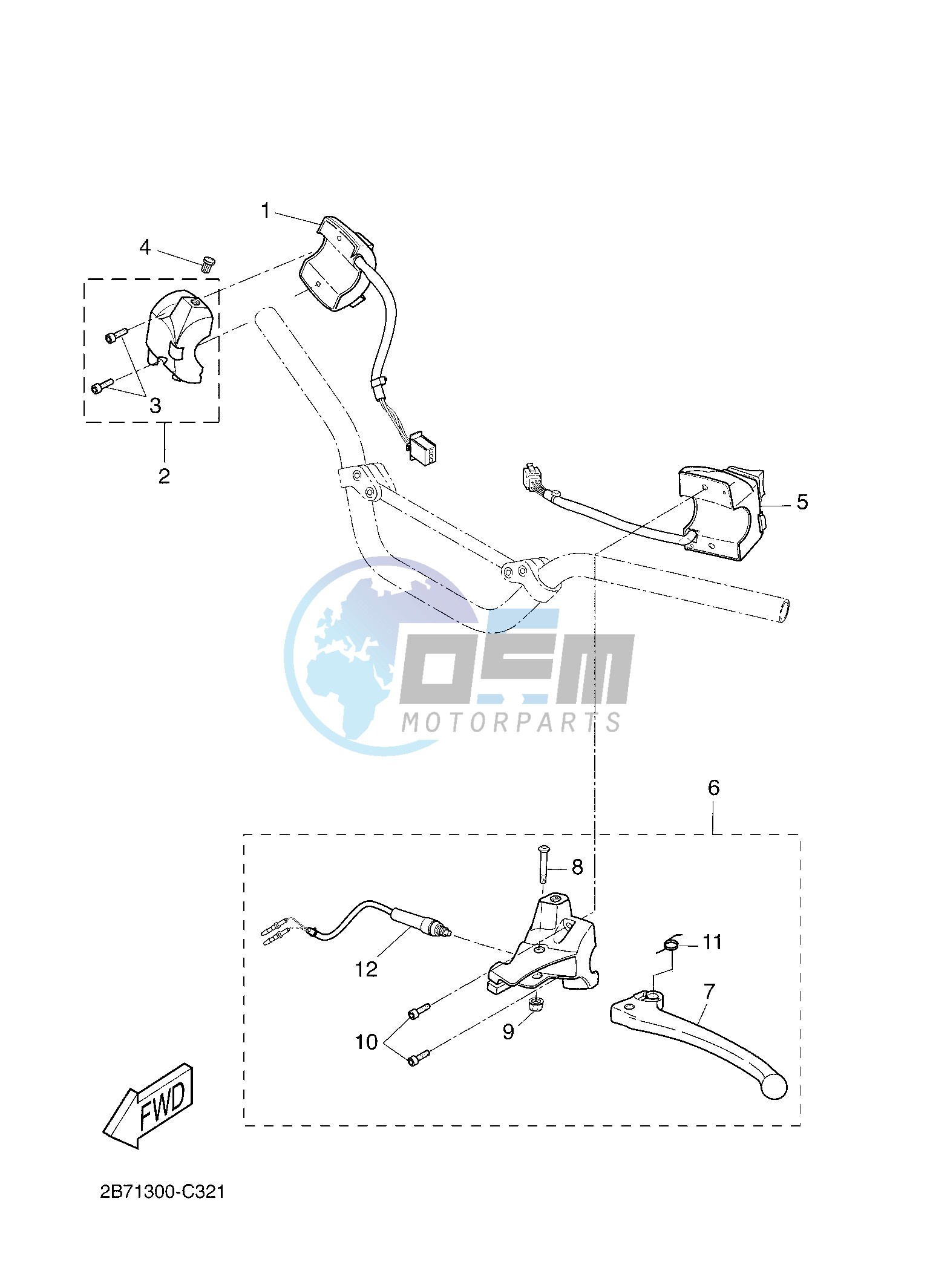 HANDLE SWITCH & LEVER