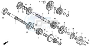 CRM50R drawing TRANSMISSION