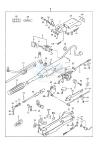 DF 50A drawing Tiller Handle