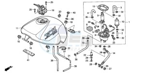 CB1100SF drawing FUEL TANK