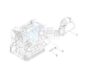 California 1400 Touring SE ABS 1380 drawing Starter / Electric starter