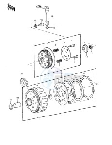 KDX 175 A [KDX175] (A1) [KDX175] drawing CLUTCH -- 80 A1- -