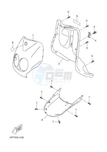 YN50FM NEO'S 4 (2CG6) drawing LEG SHIELD