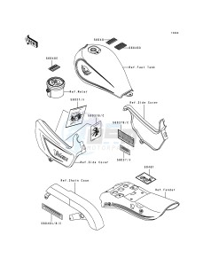 EN 500 A [VULCAN 500] (A6-A7) [VULCAN 500] drawing LABELS