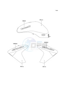 ER 650 A [ER-6N (AUSTRALIAN] (A6F-A8F) A6F drawing DECALS-- EBONY- --- A6F- -