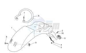 Nevada Classic 750 drawing Rear body II- Plate holder