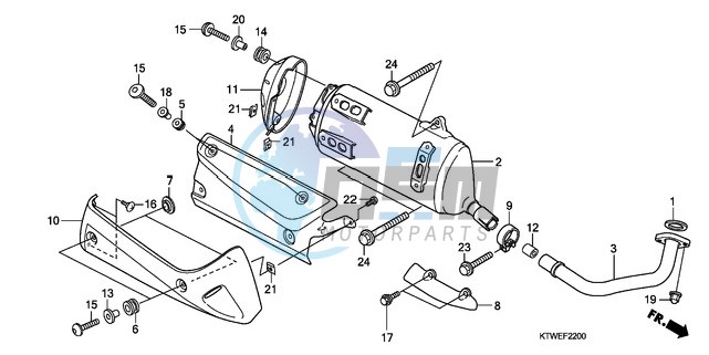 EXHAUST MUFFLER