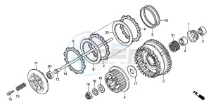 CBR1000RR drawing CLUTCH