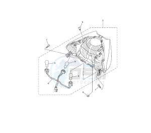 XP T-MAX WHITE MAX 500 drawing TAILLIGHT