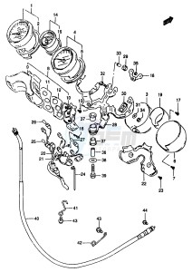 GSF1200A (E18) drawing SPEEDOMETER