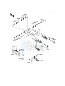 KX450F KX450HGF EU drawing Swingarm