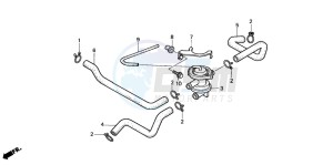 VT750C2 drawing AIR SUCTION VALVE