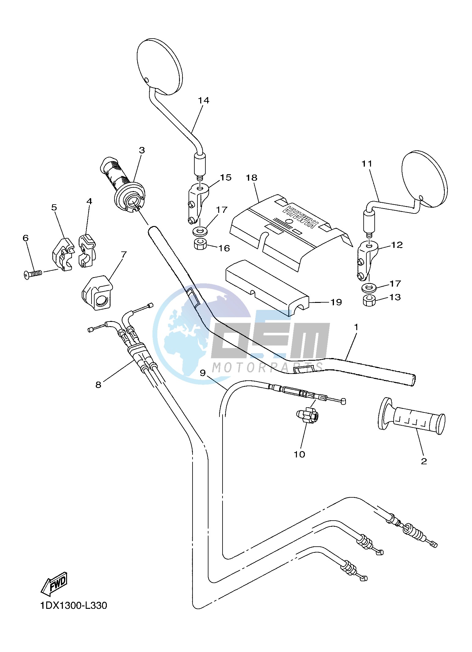 STEERING HANDLE & CABLE