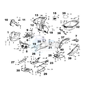 SUM 125 P drawing COWLING