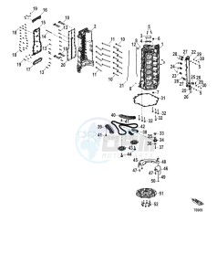 PASSING 125 drawing Cylinder Block Serial 3B332192 and Up