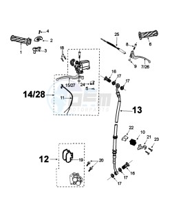 TWEET 50 YO drawing BRAKING SYSTEM