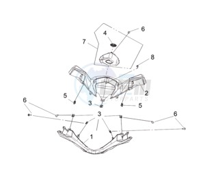 CRUISYM 125I ABS (L8 L9) EU EURO4 drawing HANDLE COVER