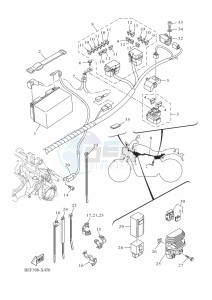 XSR700 MTM690 (BEF1) drawing ELECTRICAL 1