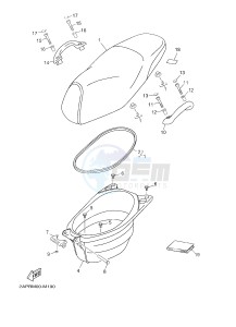 YN50 OVETTO (2APJ 2APJ) drawing SEAT