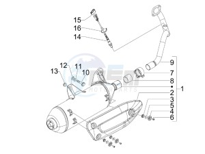 X7 250 ie Euro 3 drawing Silencer