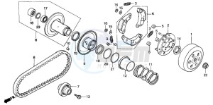 PK50M drawing CLUTCH/DRIVEN FACE