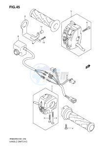 AN650 (E2) Burgman drawing HANDLE SWITCH (AN650AK6 AK7 AK8 AZK8)