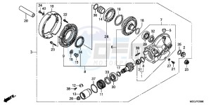 VT750C2BC drawing FINAL DRIVEN GEAR