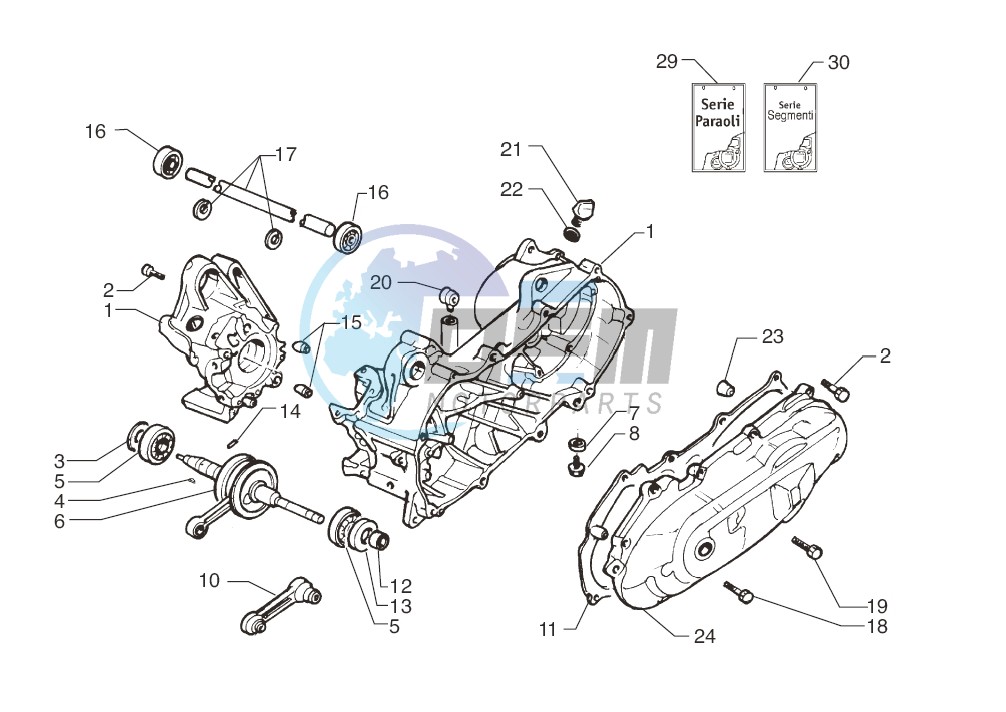 Crankcase – Crankshaft