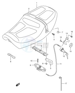 GSX400 (E30) drawing SEAT